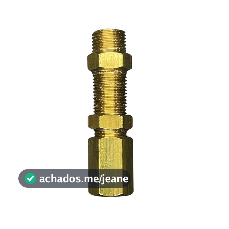Injetor Cosmopolita 0,60mm Latão Rosca 1/8 Macho Para Fogão Industrial Forno Chapa Queimador