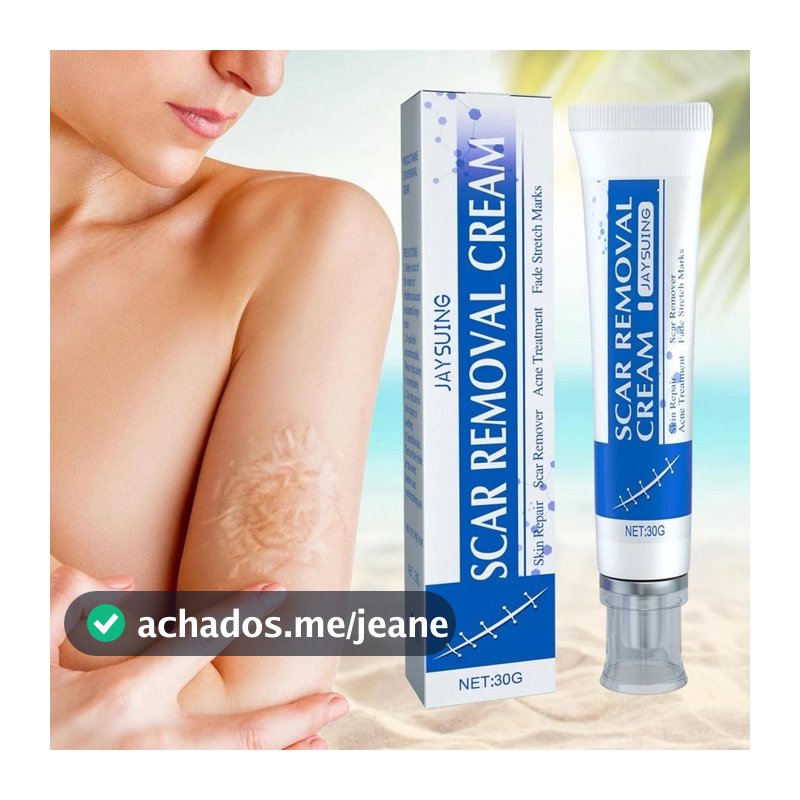 30g Creme Reparador Avançado De Cicatrizes-Manteiga De Karité , Esqualano E Centella | Seguro Para Gravidez/Crianças