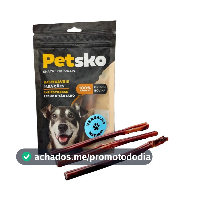 Petisco PetSko Capa Vergalho Natural 10 UND