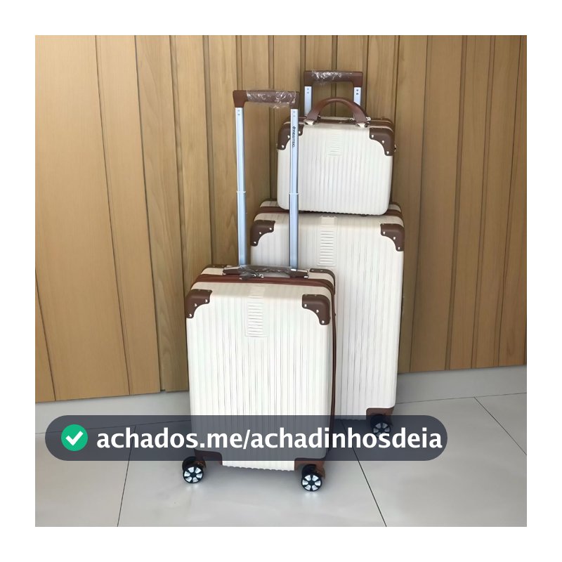 Conjunto 2 Malas de Viagem + Frasqueira