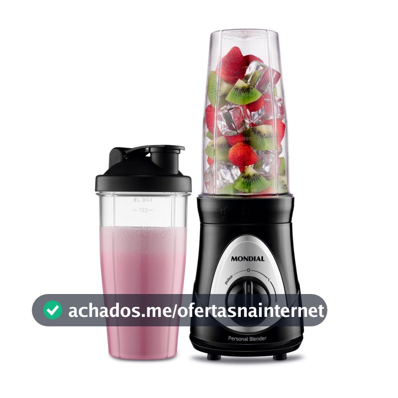 Liquidificador portátil 2 velocidades 300 watts Personal Blender - DG-01 - Mondial