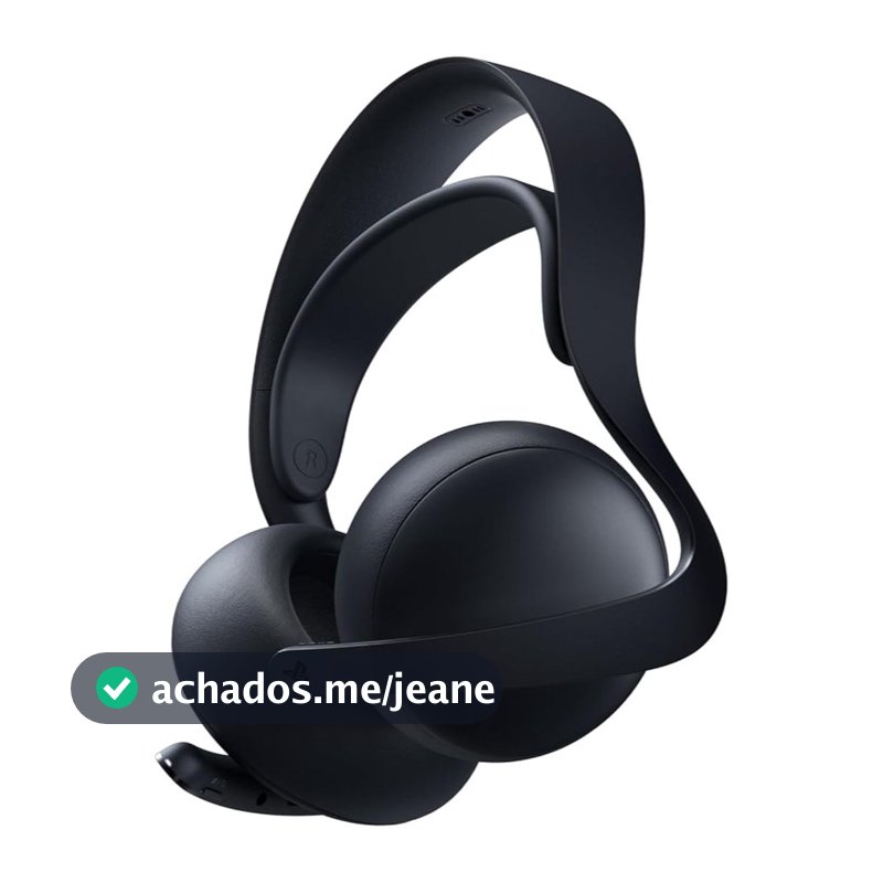 Headset Sem Fio PS5 Pulse Elite Sony Midnight Black - Playstation 5