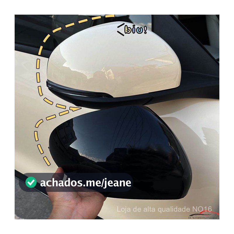 Carcaça do espelho retrovisor Geely EX2, moldura de proteção do espelho retrovisor EAEG