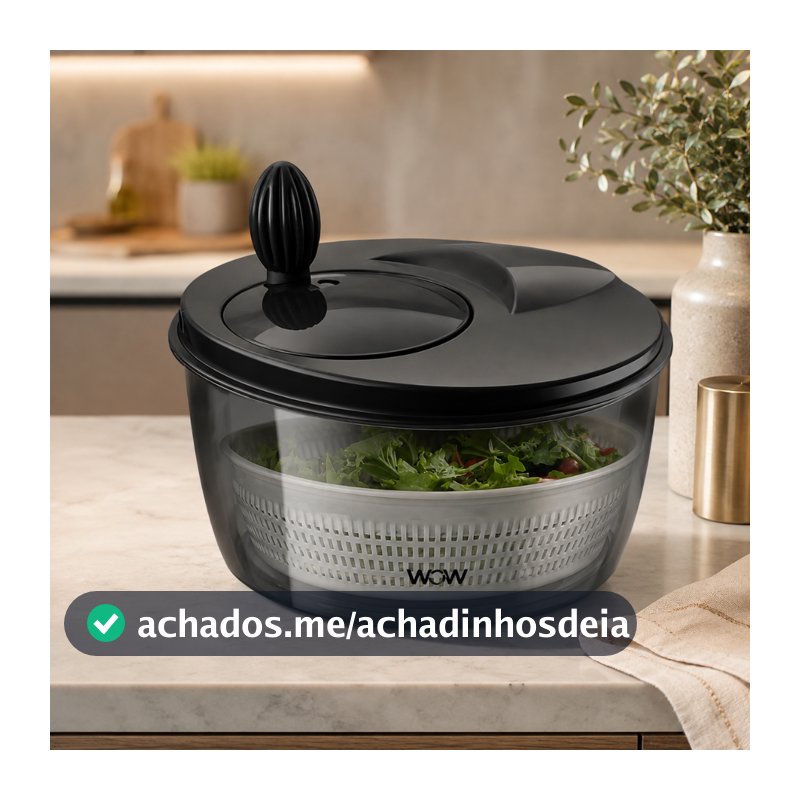 Centrífuga De Salada Secador Verduras  Manual 4l