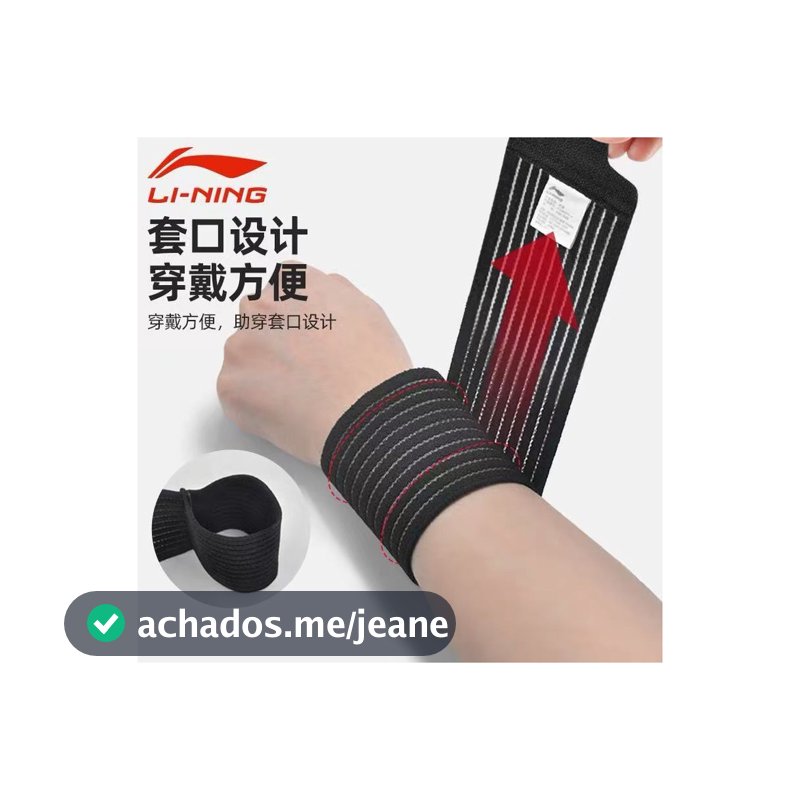 Li Ning enrolamento pressurizado pulseira bandagem elástica pressurizada pulseira basquete vôlei futebol tênis esportes