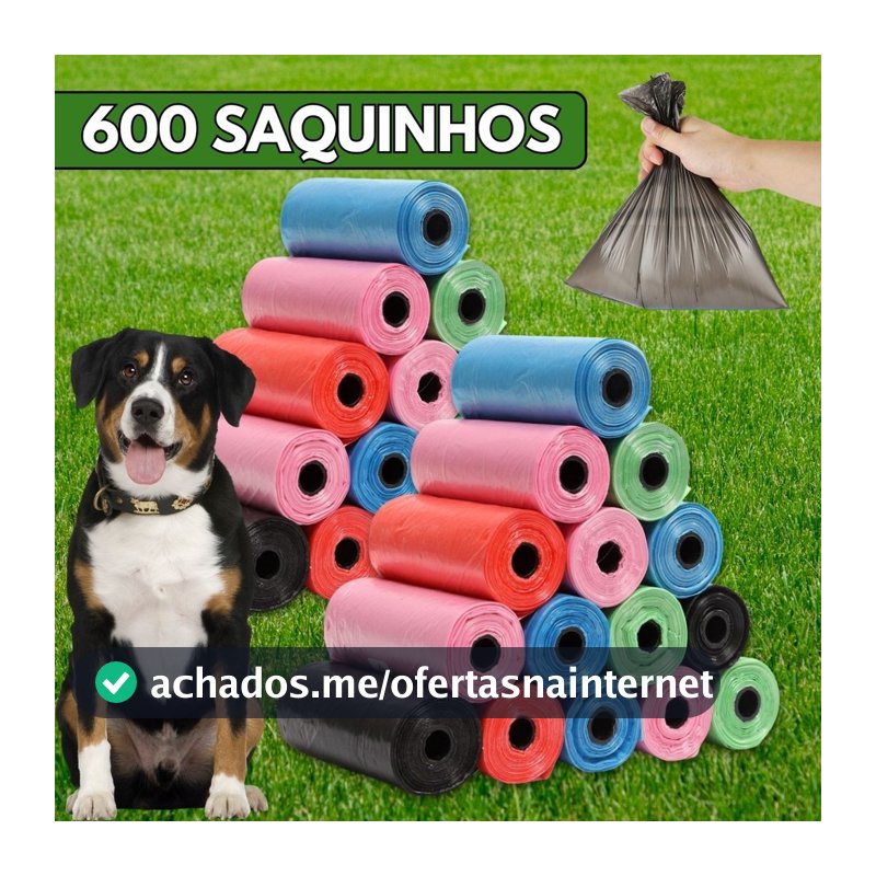 Kit Saquinhos Higiênicos Refil Cata Caca Biodegradável - Escolha Seu Kit