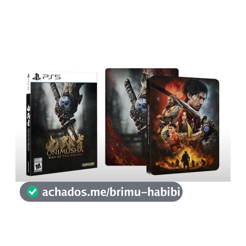 Onimusha: Way of the Sword - Edição Steelbook - PlayStation 5