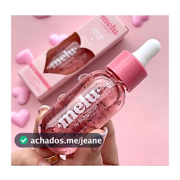 MELU Sérum Facial RUBY ROSE – Hidratação, Detox e Antioxidante com Ação Profunda