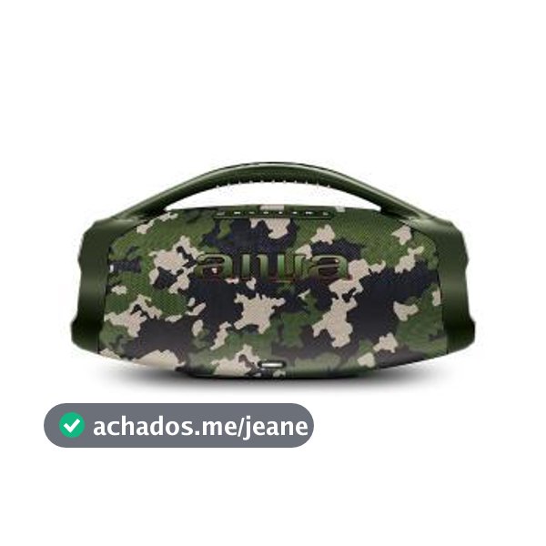 Caixa de Som Bluetooth AIWA Boombox BBS-01GR 200W Camuflado