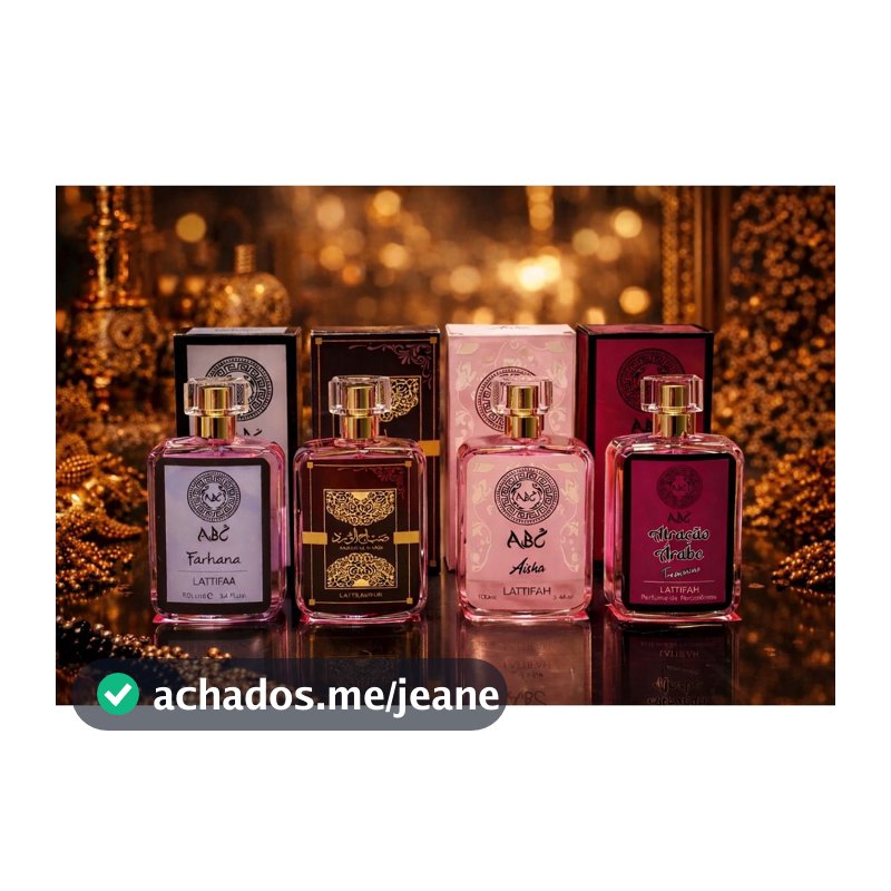 Kit 04 Perfumes Femininos Árabes 100 Ml Importados
