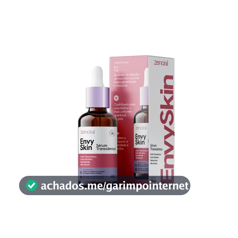 Envy Skin Sérum Super Clareador Ácido Tranexâmico, Ácido Glicólico - Tratamento de Acne - Manchas de Pele e Melasma