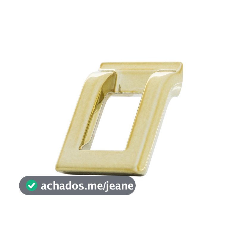 Puxador Alça Slim Para Armario Gaveta Alca Zm 16mm Zamac