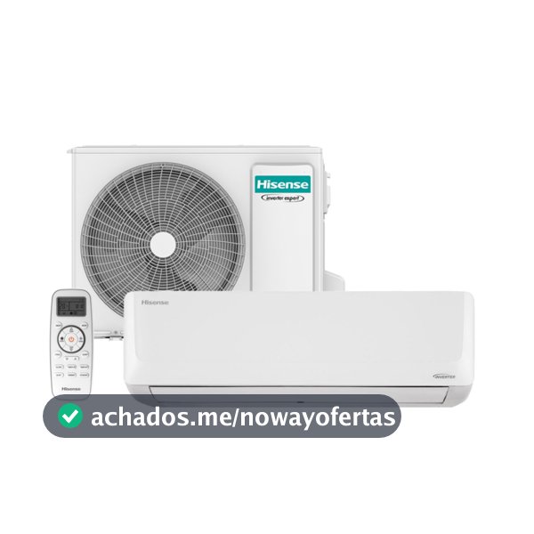 Ar Condicionado Split Inverter Hisense R-32 Hi-wall 12.000  Btus Quente e Frio Wi-fi 220v