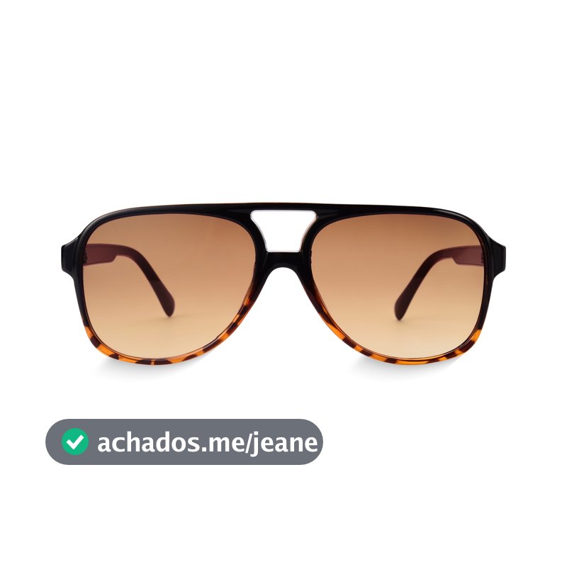 Óculos de Sol Aviador Tulum Tortoise Clássico