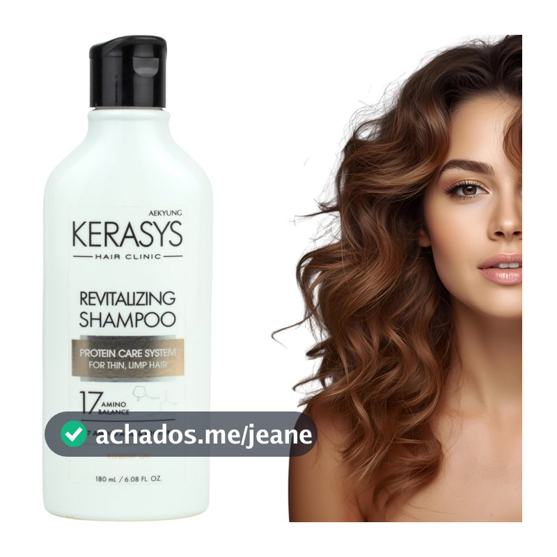 Shampoo Kerasys Hair Revitalizante Óleo Rosa Mosqueta 180ml