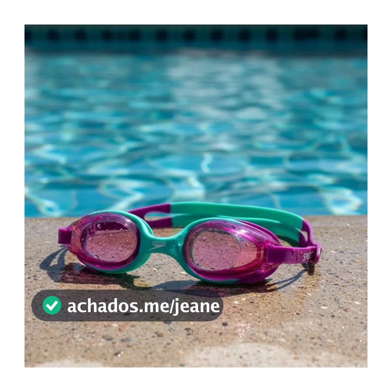 Óculos Natação Speedo Jr Olympic Infantil 4 a 12 anos Antiembaçante Proteção UV