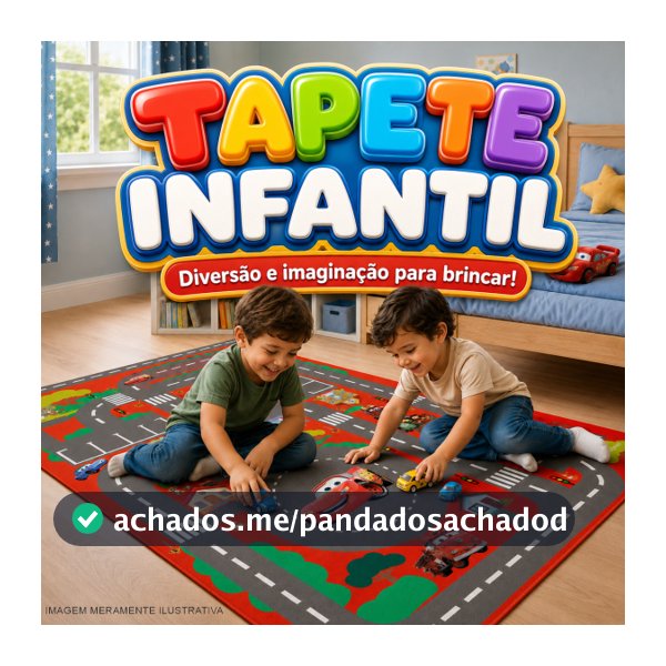 Tapete Infantil Menino Pista de Corrida Atividade Interativa Bebê Criança