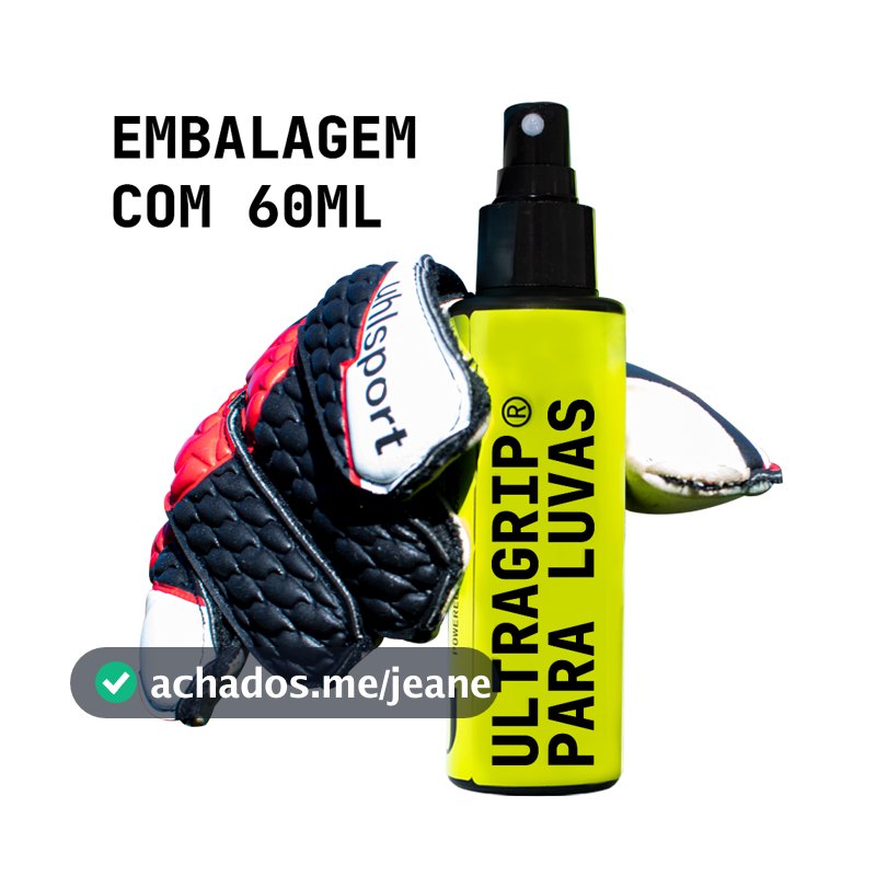 ULTRAGRIP® Cola Grip Para Luvas De Goleiro Profissional Gripe Líquido Restaura Aderência 60ml