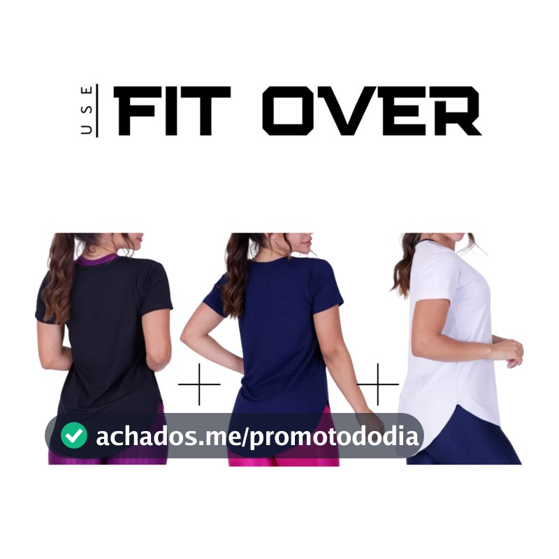 kit 3 blusas tapa bumbum com manga curta fitness academia básica