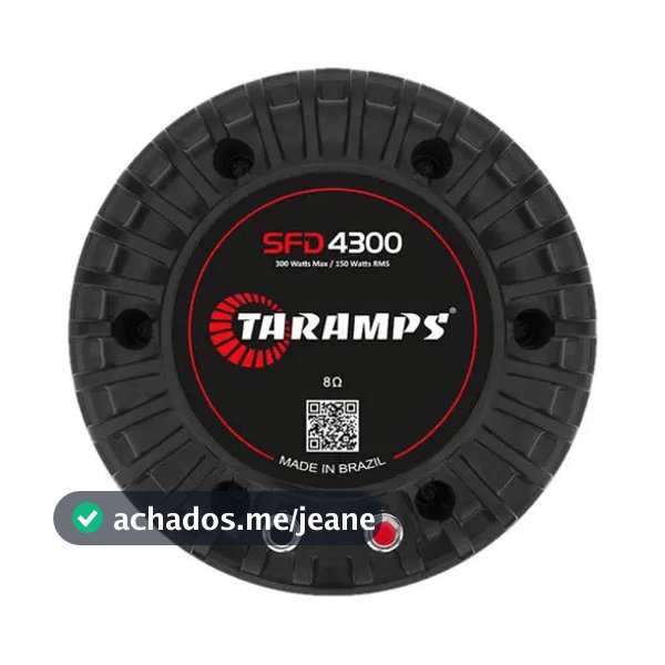 Driver Taramps Sfd4300 8 Ohms 150w Corneta Som Automotivo
