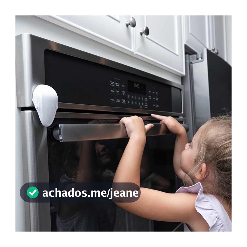 Trava Infantil para Porta de Forno Viva Baby | Segurança para Crianças Fecho de Segurança para Bebês e Crianças