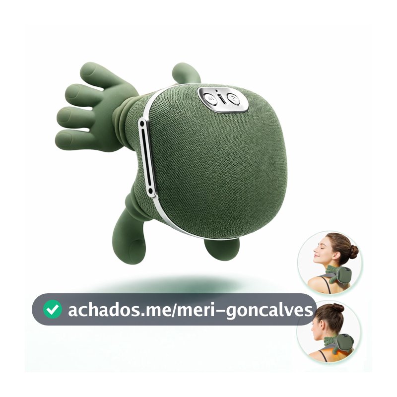Massegeador de Pescoço 8 Pontos Aquecimento Relaxamento Tensão Ombro Mãos Massagem Alívio