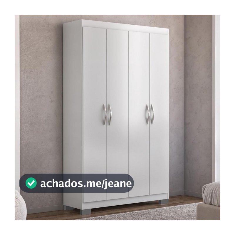 Guarda Roupa Ditália 4 Portas DM-580