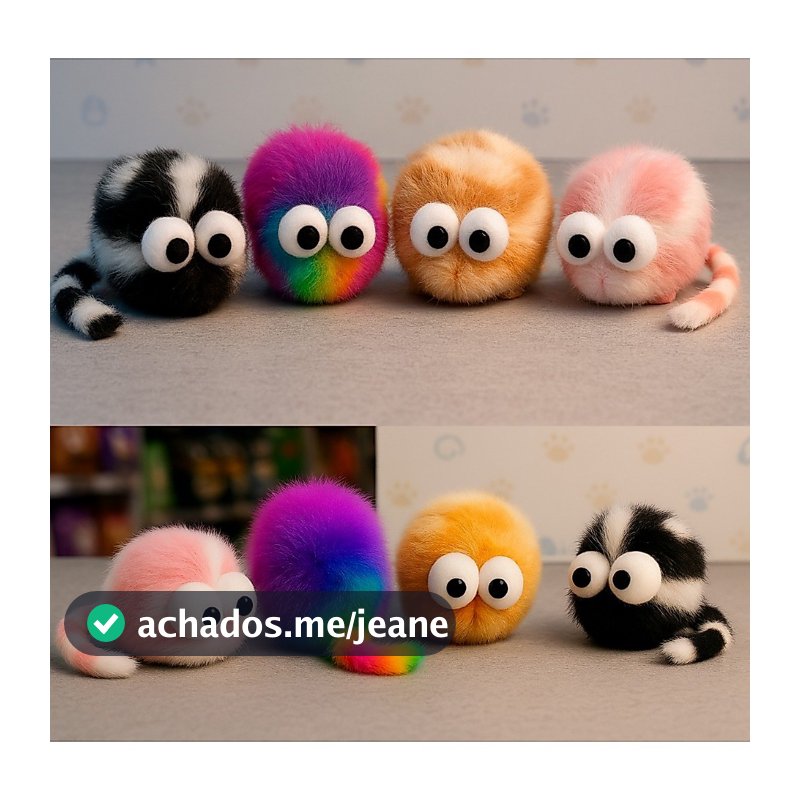 Brinquedo de Pelúcia para Gatos Bichinhos Fofinhos Colecionáveis