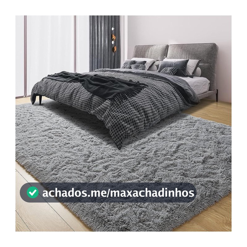 Tapete Grande 2m x 1,50m Peludo/ Felpudo Sala e Quarto