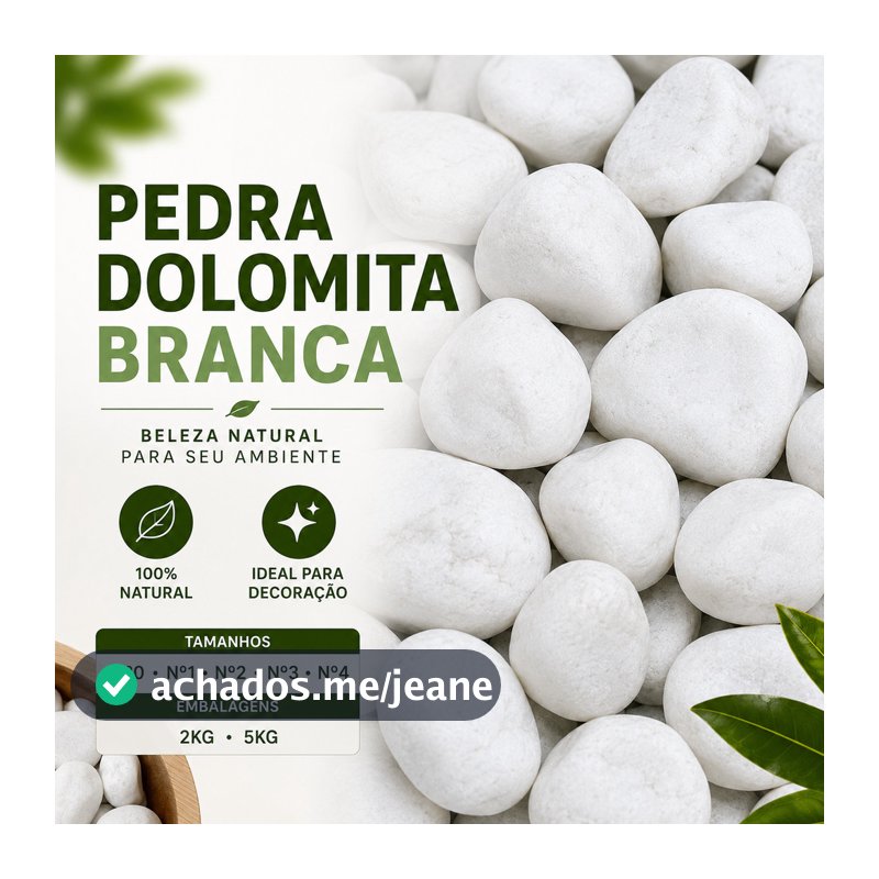 Pedra Seixo Dolomita Branca Para Jardim Decoração Vaso Fonte Canteiro Pedra Natural