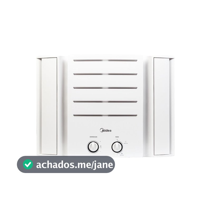 Ar Condicionado Janela Midea 7500 BTU/h Frio Mecânico QCL078BB - 127 Volts