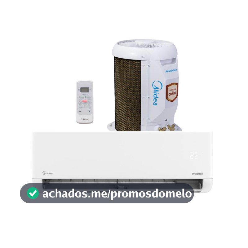 Ar Condicionado Split Midea Inverter Lite 12000 Btu R32 Frio 42ebvcb12m5 Branco 220v