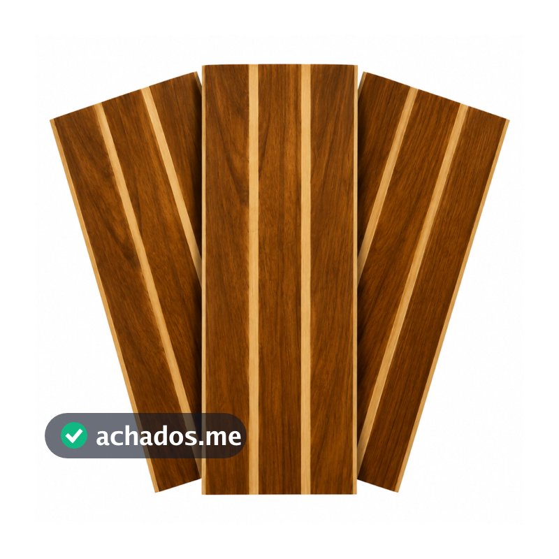 Kit até 100 Placas Painel Ripado Em MDF Decoração  - Envio Imediato!!!