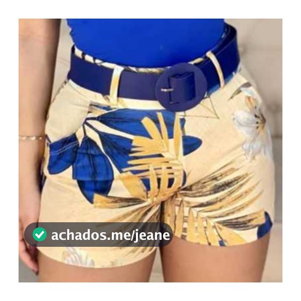 Short Feminino Estampado com Cinto - Dia a Dia Confortável e Elegante