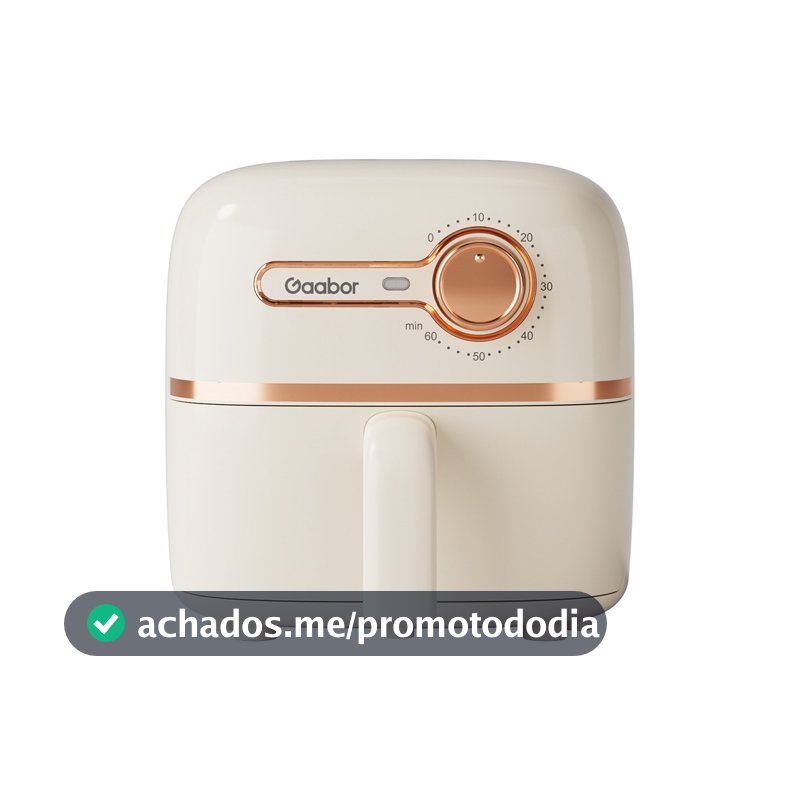 Gaabor Fritadeira Elétrica sem Óleo Air Fryer 1,4L 220V/127V 900W com Timer Regulável e Revestimento Antiaderente AF20M