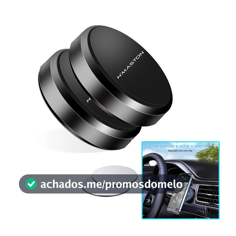 Suporte Celular Magnético Imã Automotivo Veicular Carro 360°