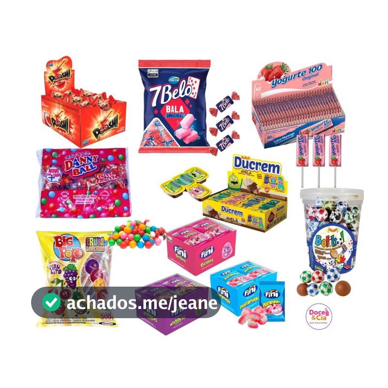 11 Doces Variados 50 Sacolinhas Surpresa Recheadas aniversário infantil