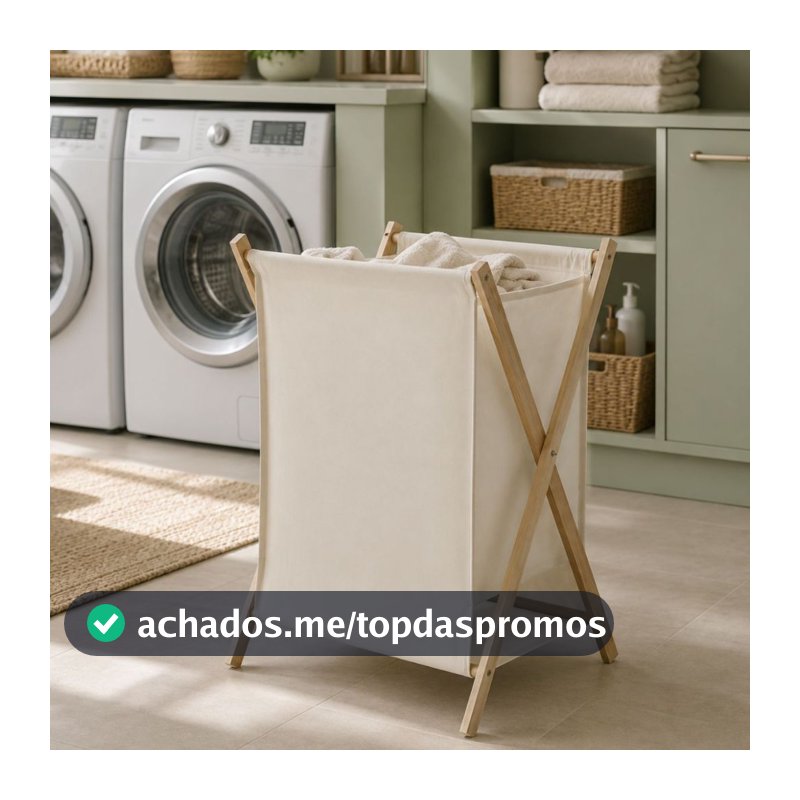 Cesto Organizador Dobrável Multiuso Para Roupa Suja Banheiro Marca Poshe Internacional