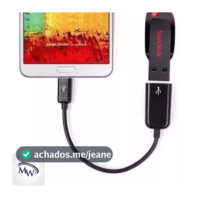 Cabo Otg Tipo C 3.0 Para Pendrive Usb Fêmea transferência dados Celular Smatphone