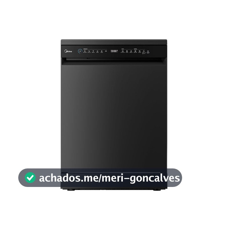 Lava Louças 14 Serviços Touch Plus Preta Midea