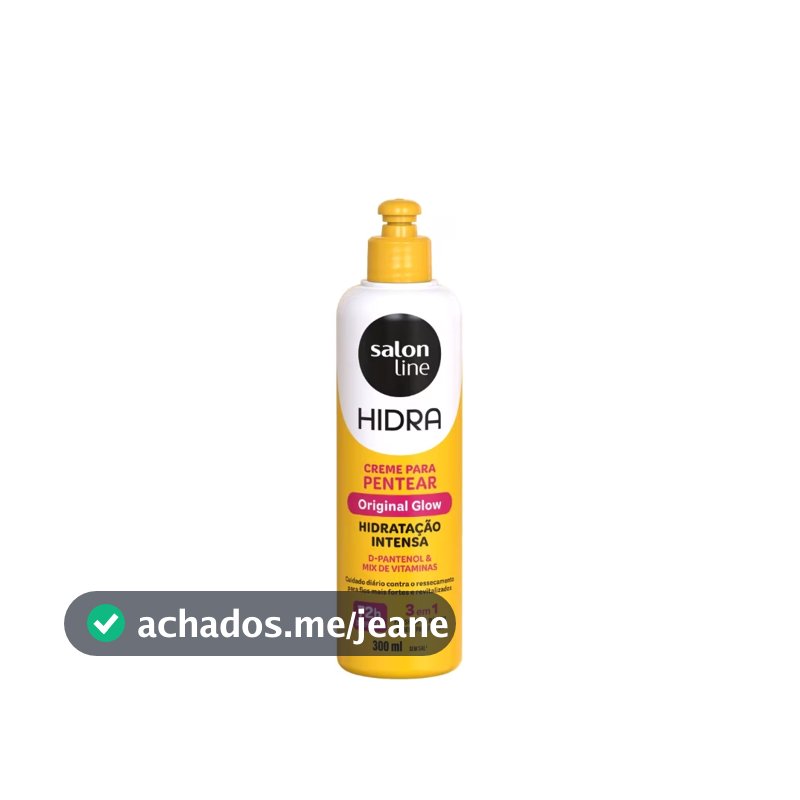 Creme Para Pentear 3 em 1 Hidra D-Pantenol 300ml
