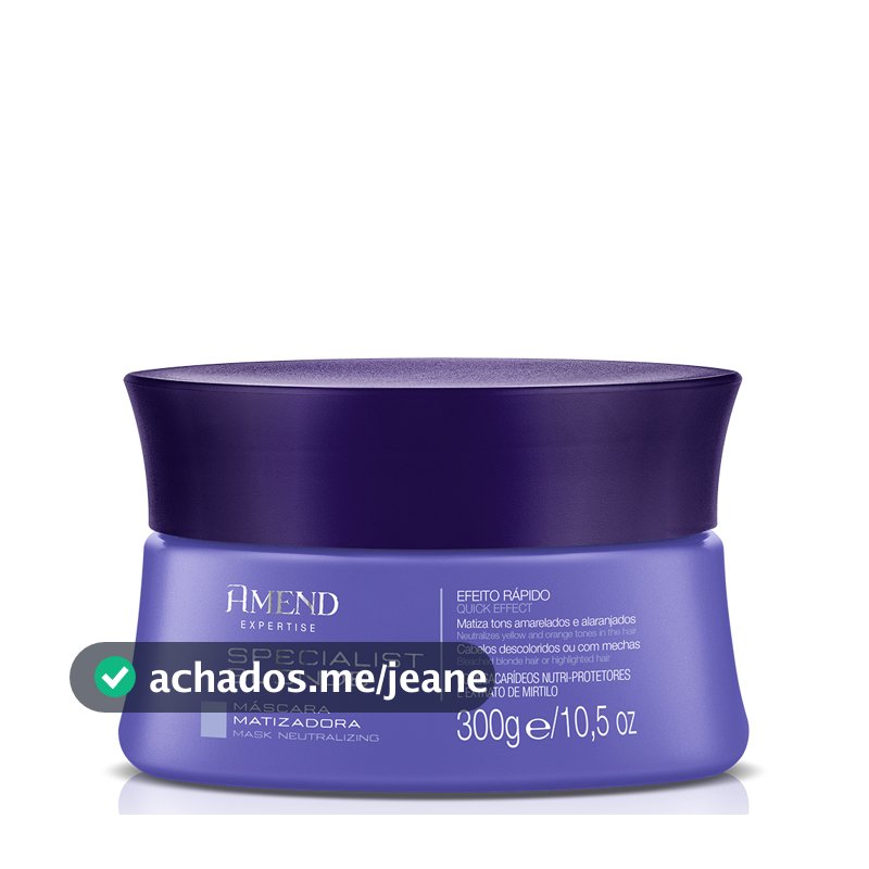 AMEND MÁSCARA MATIZADORA EXPERTISE SPECIALIST BLONDE 300G
