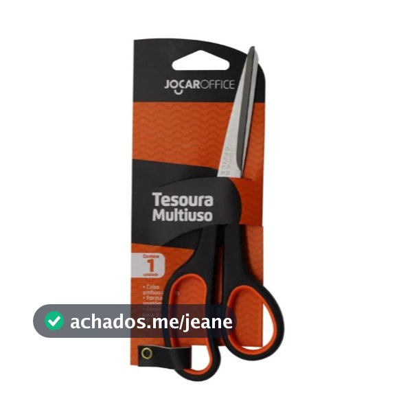 Tesoura Multiuso Inox 8 Polegadas 21Cm -Jocar Office-cor aleatoria