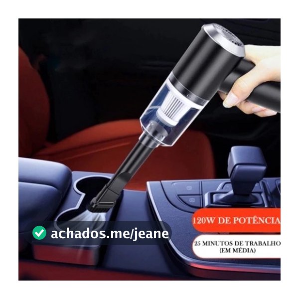 Mini Aspirador De Pó Sem Fio Profissional 6000PA 120W Alta Limpeza.