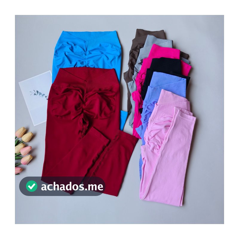 Cintura traseira em forma de V cintura alta hip-Lifting calças de Yoga pêssego hip Fitness Leggings feminino magro de se