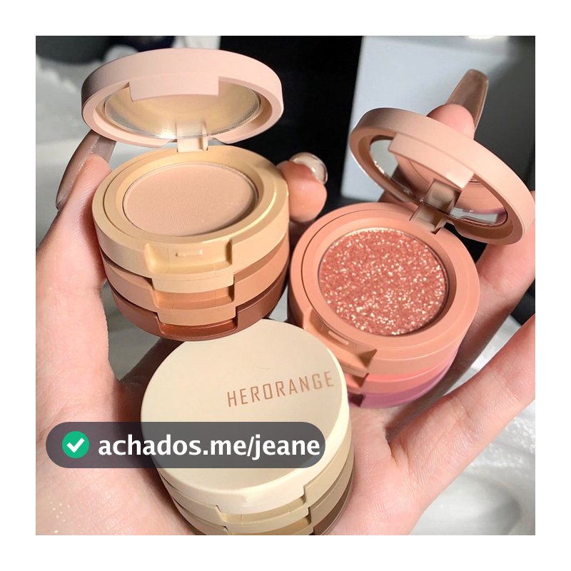 3 Cores Paleta De Sombra Fosca Glitter Iluminador Shimmer Eyes Duradouro Maquiagem Amuleto Cosmético Acrílico Sombras De Olhos Em Estoque