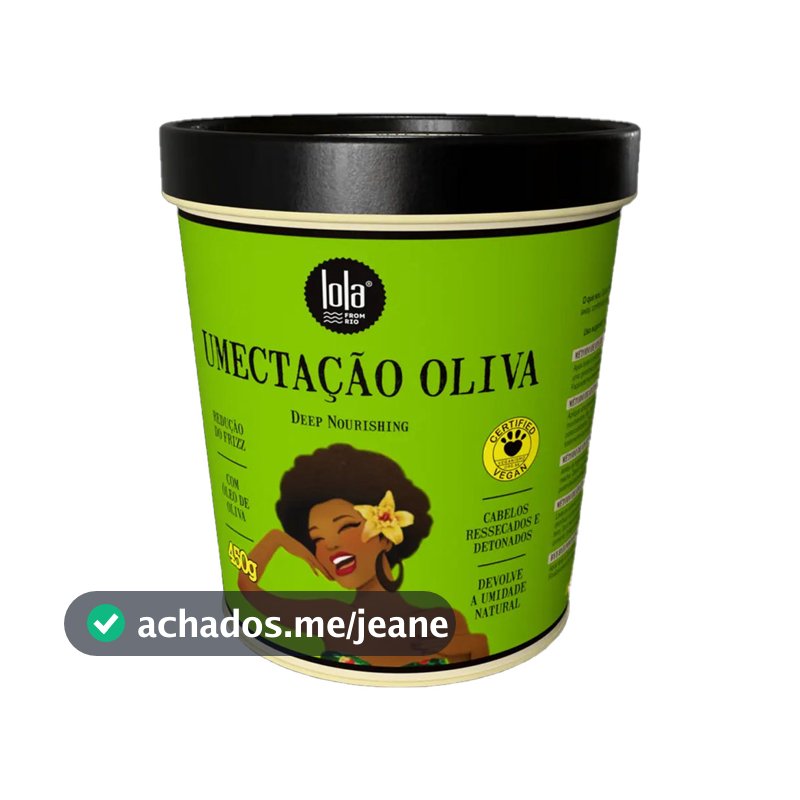 Mascara Lola Cosmetics Umectacao Oliva 450g