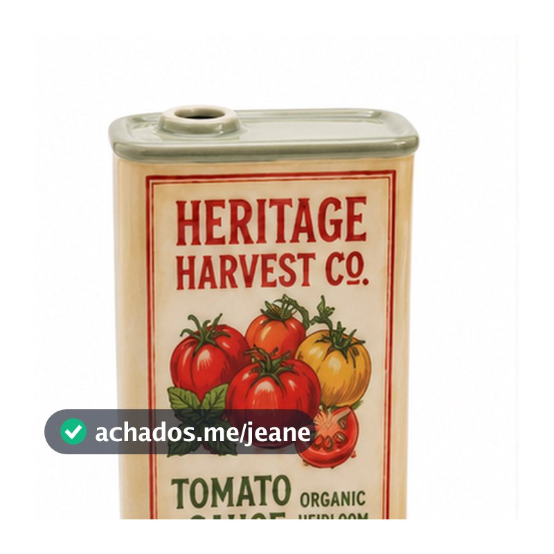 Vaso Cerâmica Tomate Sauce 11x6x18cm 35402 Tuut