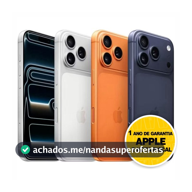 Celular IPhone 17 Pro E Pro Max 256GB 5G Dual E-sim Lacrado Original 1 Ano De Garantia Apple