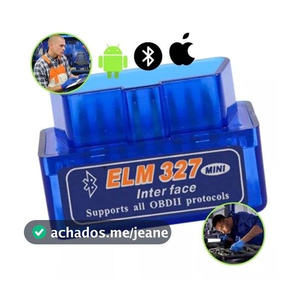 Scanner Automotivo Bluetooth Obd2 Android EML 327 - Pronta Entrega - Mini Scanner